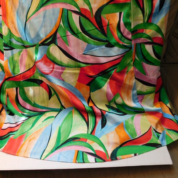 Nicole Miller NY Abstract Print Maxi Dress Size Medium NEW - Picture 6 of 7